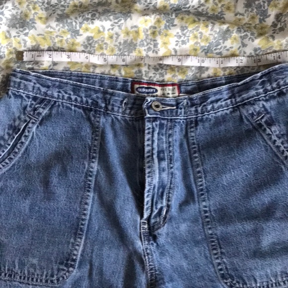Vintage 90s Y2K denim cargo shorts - Picture 2 of 5